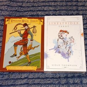 2 Decks, 🌟The English Magic Tarot & The Linestrider Tarot🌟